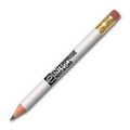 Round Golf Pencil with Eraser